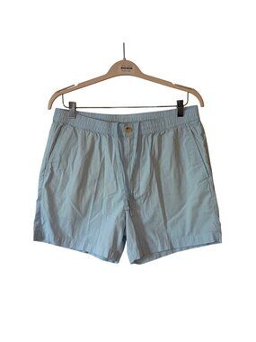 Banana Republic Mens 5" Summerweight Cotton Short Light Blue Size 34